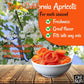 Apricots California | 8 oz - Dried Fruit | Less Sugar Added | Dehydrated Fruit Bites | Packed In New York Zip-Seal Bag For Excep