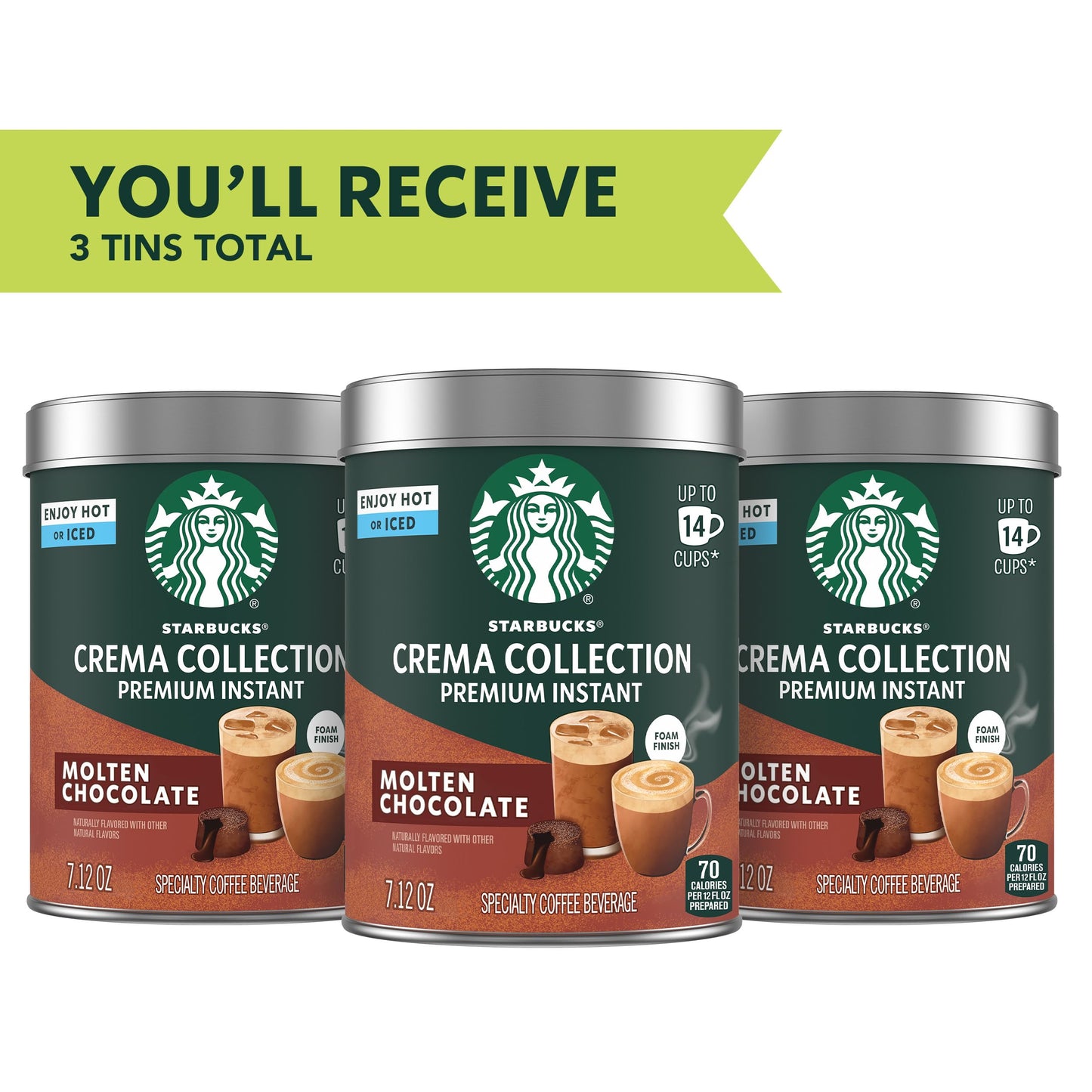 Starbucks Premium Instant Molten Chocolate Coffee, 2.37 Ounce (Pack of 3)