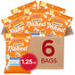 Popcornopolis Nearly Naked 6 ct, 1.25 oz Case, White Cheddar Flavored Better-For-You Popcorn