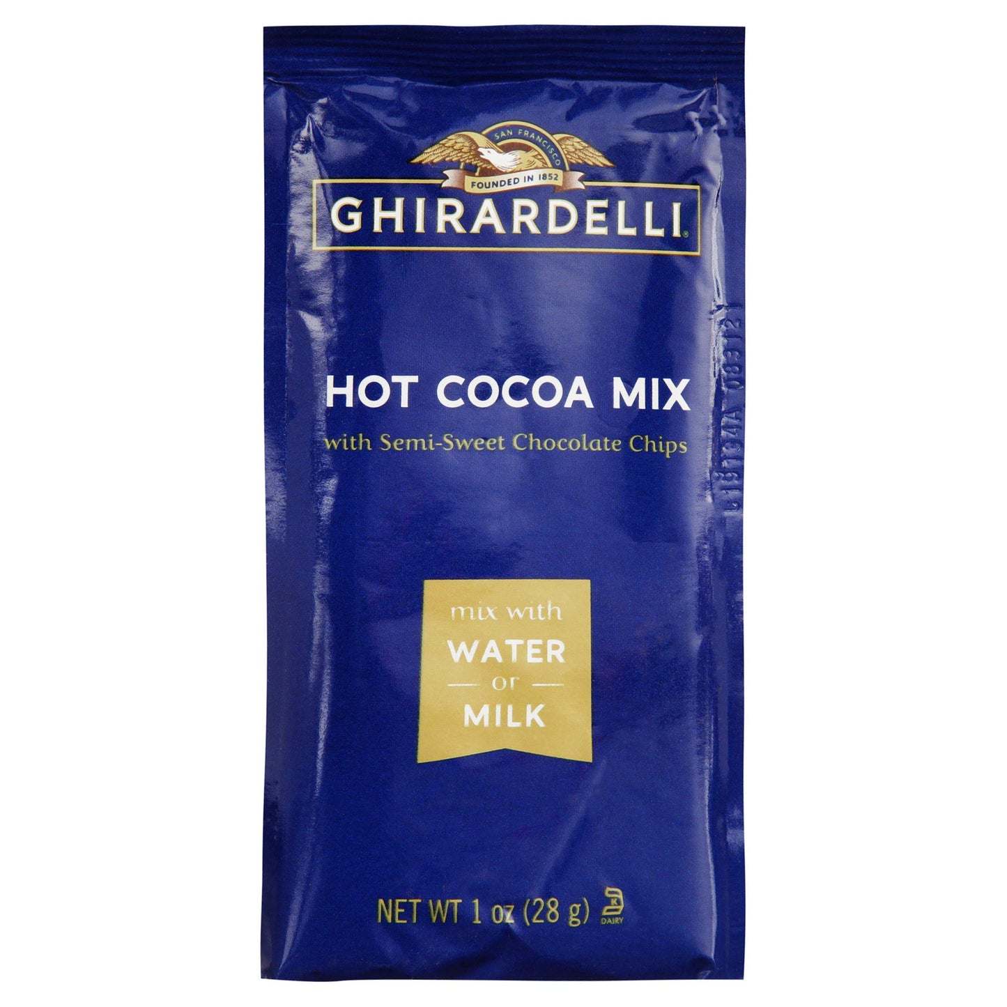 Ghirardelli Hot Cocoa With Semi-Sweet Chocolate Chips - 2 Boxes With 8 Packets Each