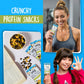 BeanVIVO Plant Based Protein Snacks - Sea Salt Flavor with Dried Edamame, Roasted Cashew and Chickpeas - Non-GMO Crunchy Salad T
