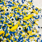 Cool Mom Sprinkles Blue & Yellow Birthday Sprinkles 4 oz - Gluten-Free Cake, Cupcake, Cookie Decorations