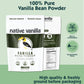 Native Vanilla Vanilla Bean Powder - 100% Pure Tahitian - 1 lb - Raw, Unsweetened, No Fillers - Ideal for Cooking, Baking, and Smoothies