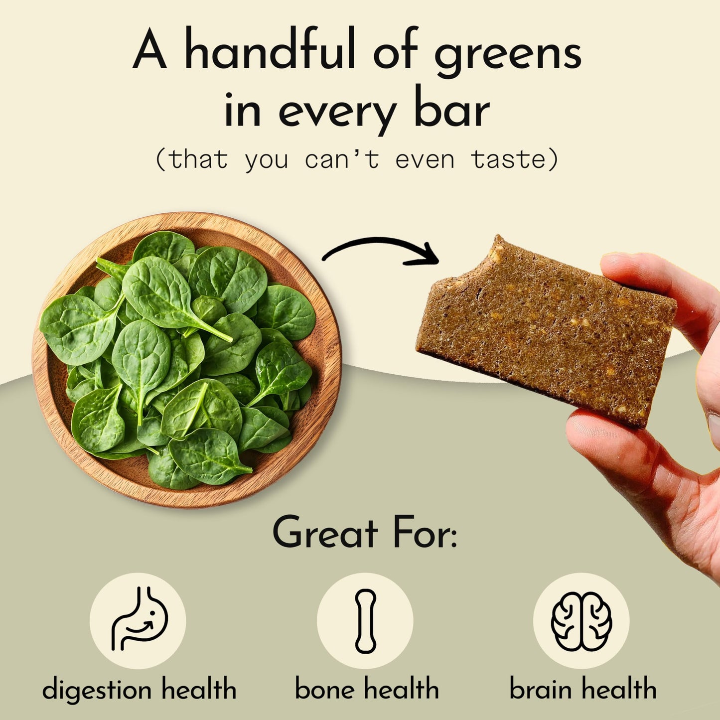 Send Bars Plant-Based Vegan Healthy Protein Bars, With Greens (Peanut Cacao Crunch, 8 Bars) – Only Real Ingredients, Zero Added Sugar, Gluten-Free, Dairy-Free