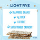 Wasa Light Rye Crispbread, 9.5 oz (Pack of 12), Rye Crackers, Non-GMO Ingredients, Fat Free