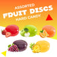 Assorted Fruit Discs | 1 Pound Bag - Approx. 70 Count | Hard Candy Bulk