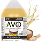 Avo Non Gmo 100% Rice Bran Oil, 1 Gallon, No Preservatives Added