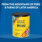 Café Bustelo Peru Dark Roast Ground Coffee, 9 Ounce (Pack of 6) - Latin American Blend, Rich Flavor, Perfect for Coffee Lovers