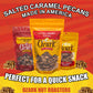 Ozark Nut Roasters Salted Caramel Pecans Sweet & Salty Snack Nuts 7 oz Resealable Pack