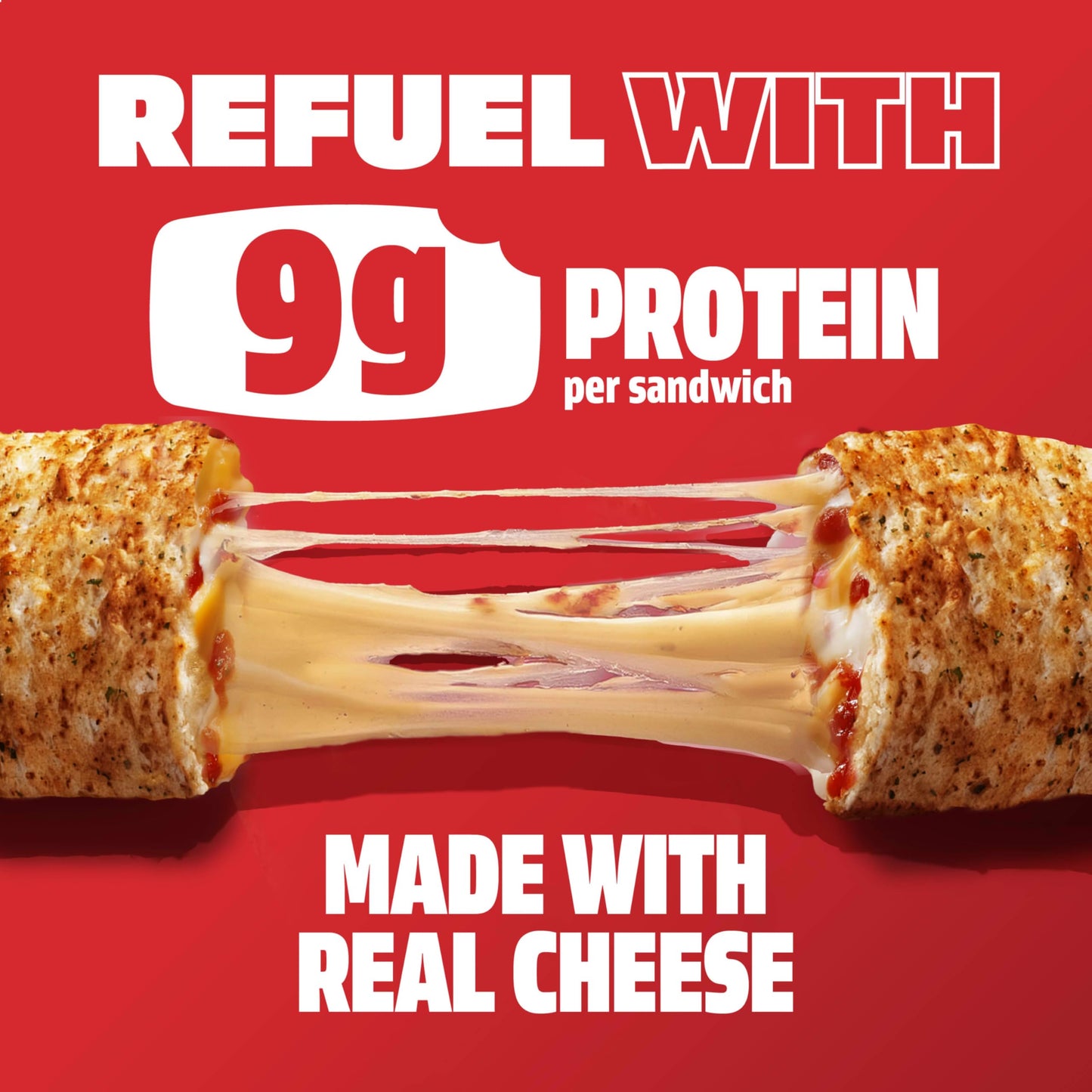 Hot Pockets Four Cheese Pizza, Pizza Pockets, Pizza Snacks, Frozen Air Fryer Snacks, 9g Protein, Frozen Sandwiches, 4-Pack