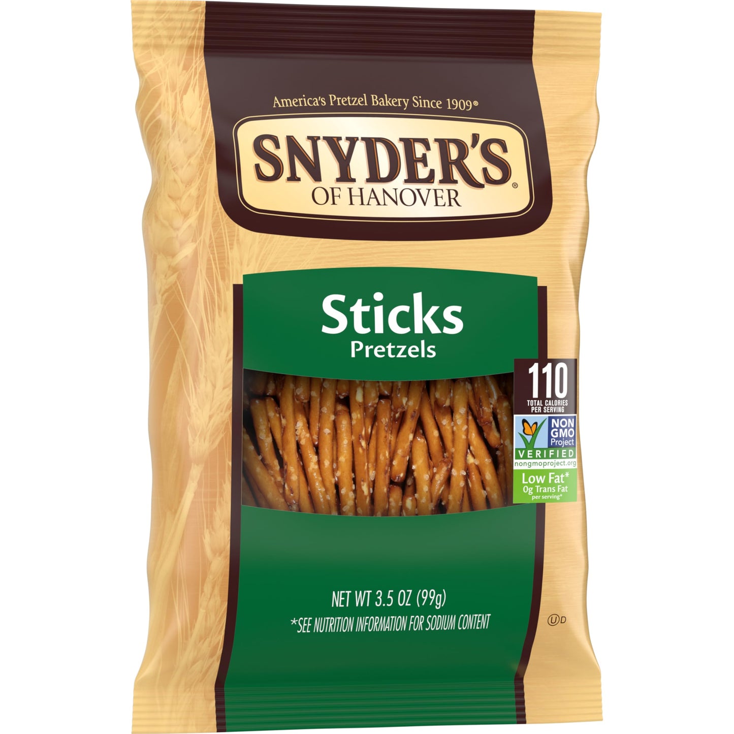 Snyder s of Hanover Pretzel Sticks, 3.5 Ounce (Pack of 8)