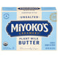 MIYOKOS CREAMERY Organic Vegan Butter, Unsalted, European Style, Cultured Plant Milk Based, Unsalted, 8 oz Stick (1-Pack)