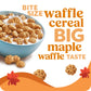 Kashi Breakfast Cereal  Whole Grain  Vegan  Maple Waffle Bites  12.7oz Box (1 Box)