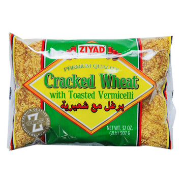 Ziyad Brand Premium Quality Cracked Wheat With Toasted Vermicelli, Ancient Grains, No Additives, No Preservatives, Makes for a P