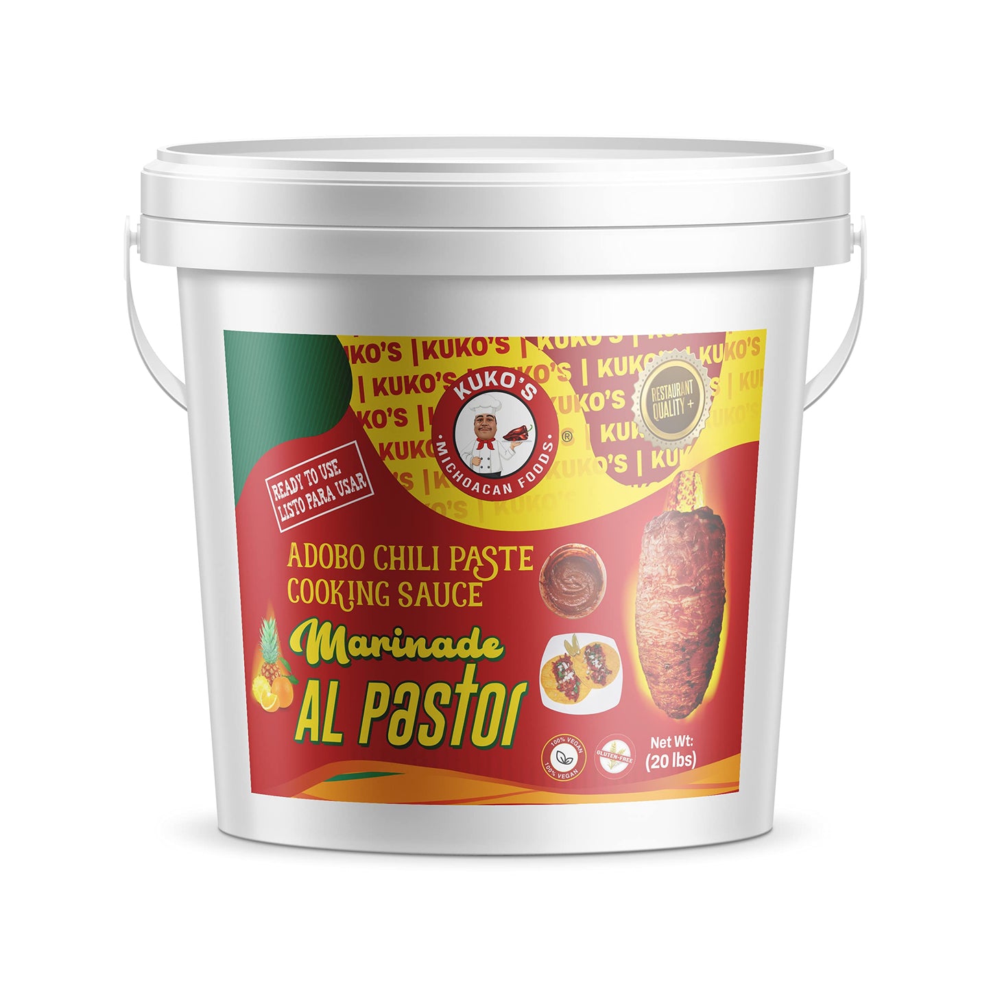 Al Pastor Adobo Concentrate Marinade Paste Commercial Use Bulk, 3.0 Ounce, 3