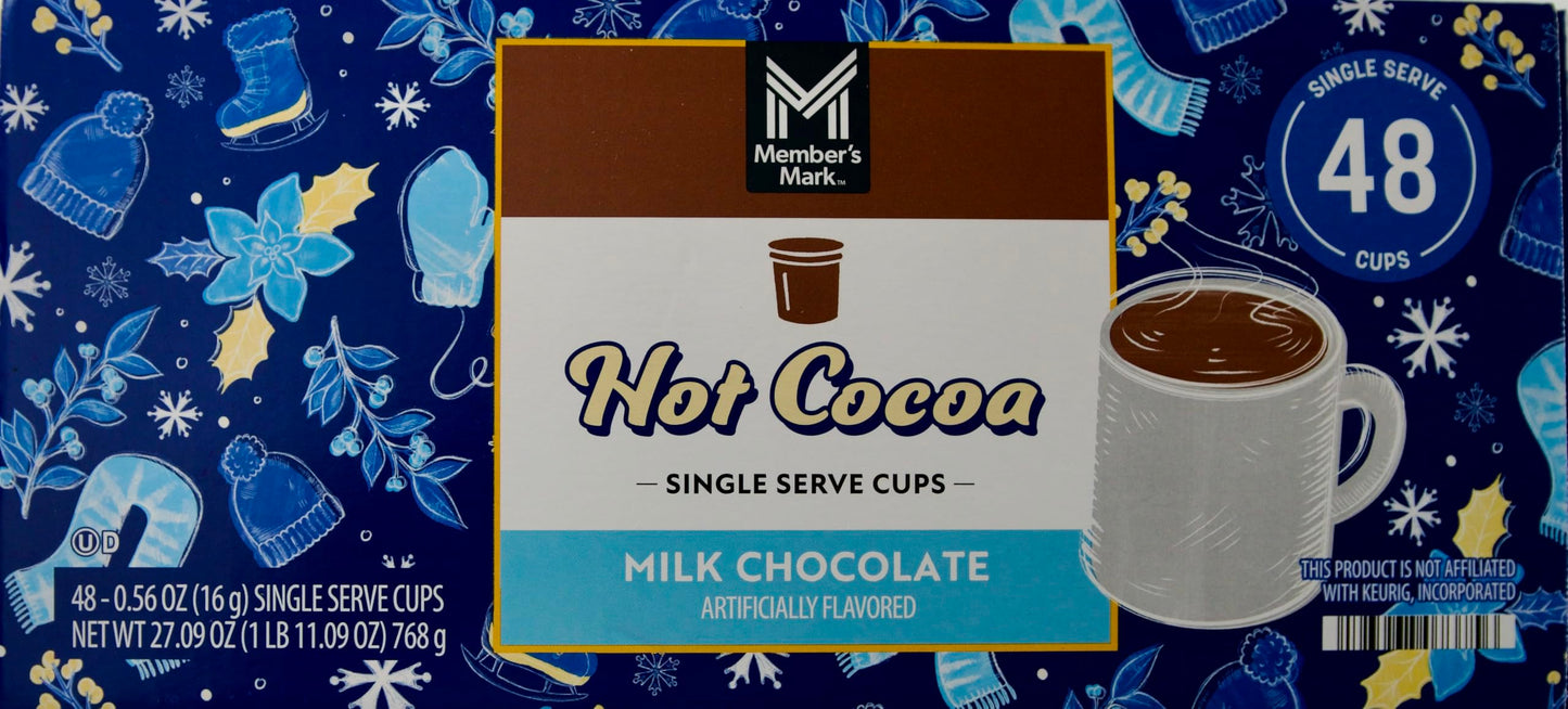 Member's Mark Hot Cocoa Milk Chocolate - 48 Pods