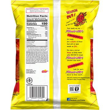 Chesters Flamin Hot Fries Flavored Corn & Potato Snacks Bag, 5.25 Oz
