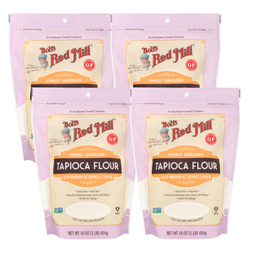 Bob s Red Mill Tapioca Flour, 16oz (Pack of 4) - Non GMO, Vegan, Paleo Friendly, Kosher