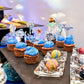 Rssta i Cupcake Toppers - 32 Pack Ocean Sea Animal Toothpicks Decorations, Design 7, Paper