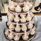 Rssta i Cupcake Toppers 24 Pack Glitter for 1st Birthday Party Decorations, Pink, Model XM060-Pink, Paper Material