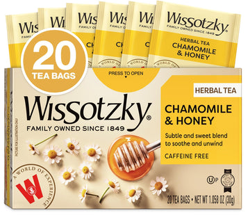 Wissotzky Herbal Tea (Chamomile Honey, 1 Pack)