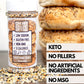 Everything Bagel Seasoning - Gluten Free & Keto Sesame Seeds Blend with Onion, Garlic, Sea Salt & Poppy Seed. Salmon, Sushi, Avo