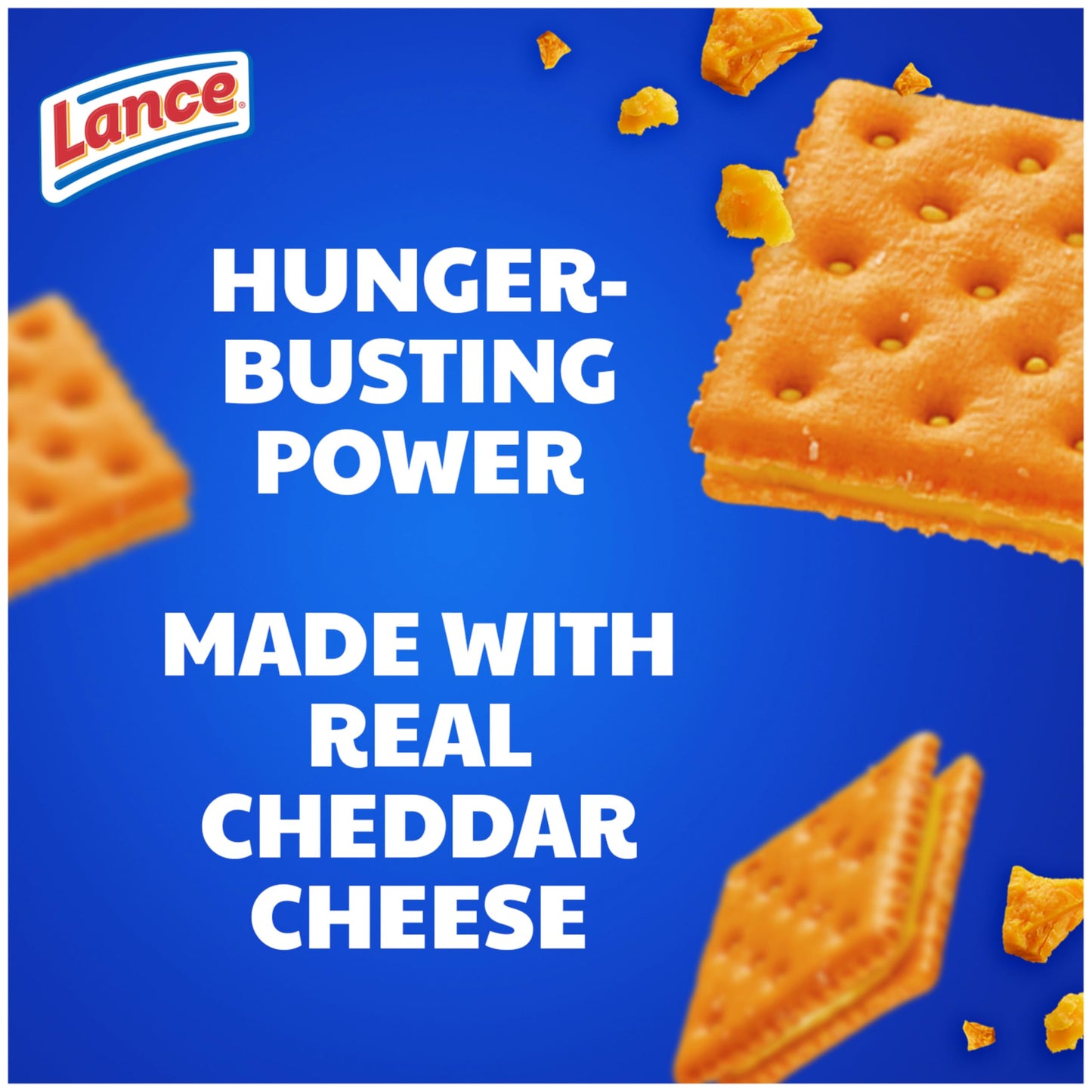 Lance Sandwich Crackers, Toastchee Cheddar, 10 Individually Wrapped Packs, 6 Sandwiches Each