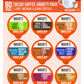 Maud'S Decaf Coffee Pods Variety Pack, 80 Ct | 9 Assorted Coffee Flavors | 100% Arabica Roasted Decaffinated Coffee | Solar Ener