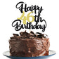 Klionjor 46Th Happy Birthday Cake Topper Happy Birthday Cake Decoration 46Th Birthday Party Decoration Gift Plugin (46)