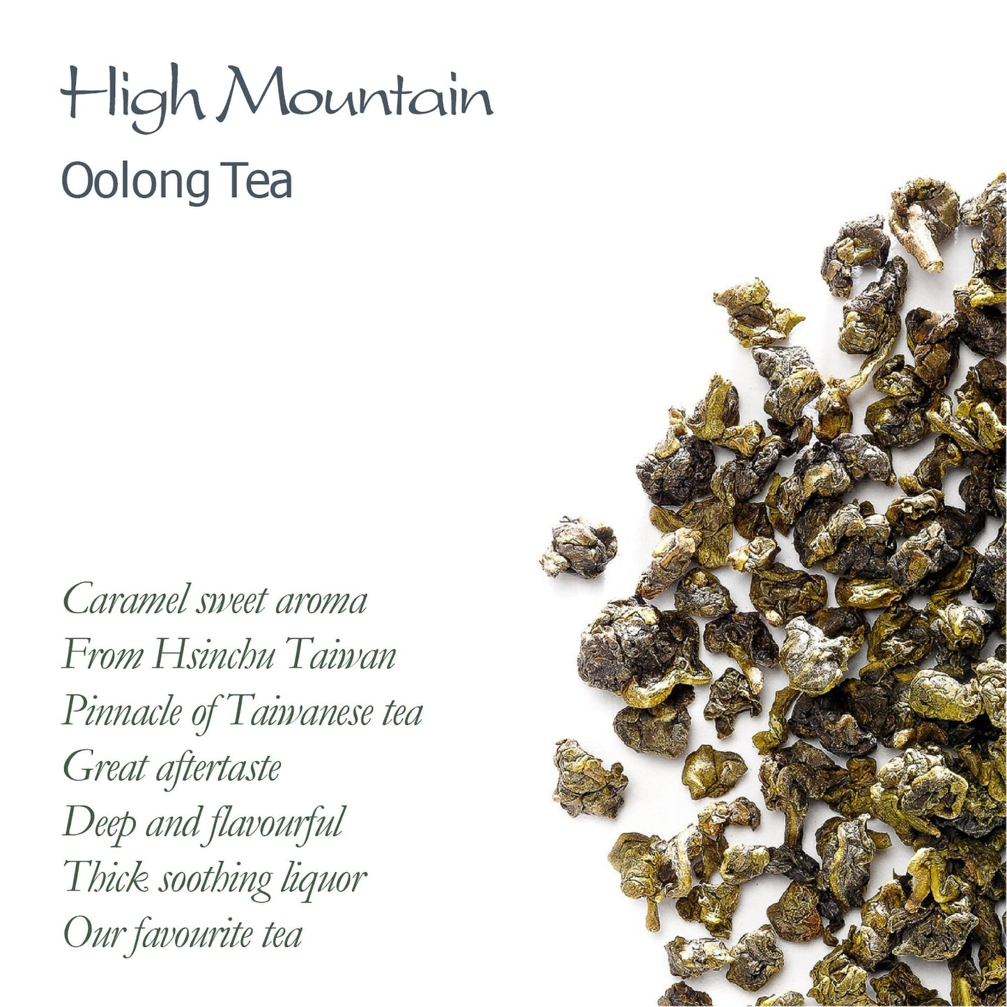 Valley of Tea Tie Guan Yin Oolong Tea - Taiwanese High Mountain Green Oolong - 100g