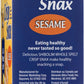 Shibolim Whole Spelt Crackers with Sesame, 5 Calorie Cracker, 6oz (3 Pack) Low Sodium, Wholesome, Tasty & Crisp Spelt Crackers,