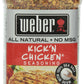 Weber Seasoning, Kick 'N Chicken, 7.25 oz