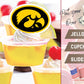 Iowa Hawkeyes Cupcake Toppers (24 Pcs) University Of Iowa Party Supplies For Football, Birthday Gift, Graduation Party Decoratio