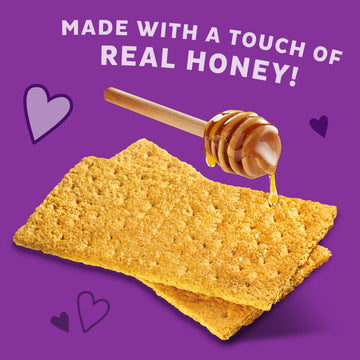 Annie'S Organic Honey Graham Crackers, Made With Whole Grain, 14.4 Oz