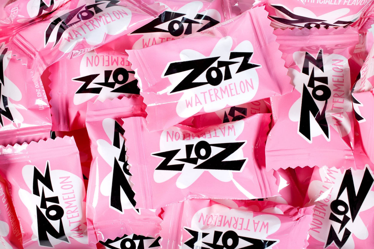 Zotz Fizz Power Candy Watermelon - Fruit Flavored Hard Candy With A Fizzy Center | 230G Bag, Single Pack | Gluten-Free