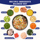 Classic Ramen Toppings Seafood Mix 14oz  12 Ingredient Blend with Shrimp  Squid & Sea etc  Dried Ramen Toppings Flavor Rich  Non-GMO  Low Sodium for Ramen  Instant Noodles & Soup Topper