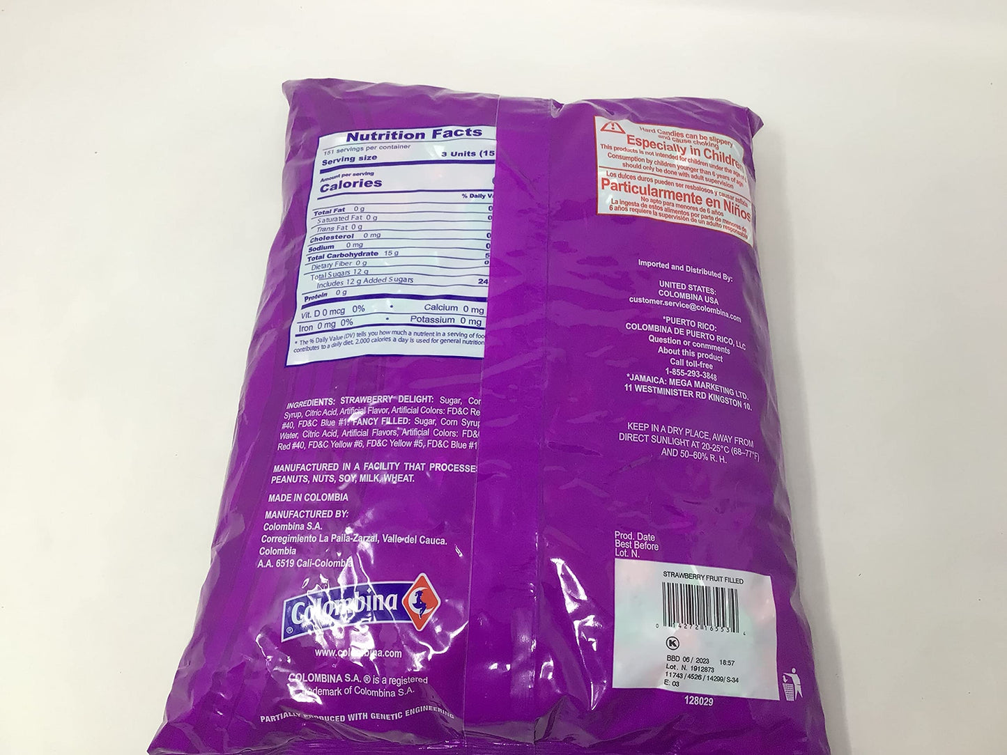 Strawberry Candy Wrapped: 5Lb