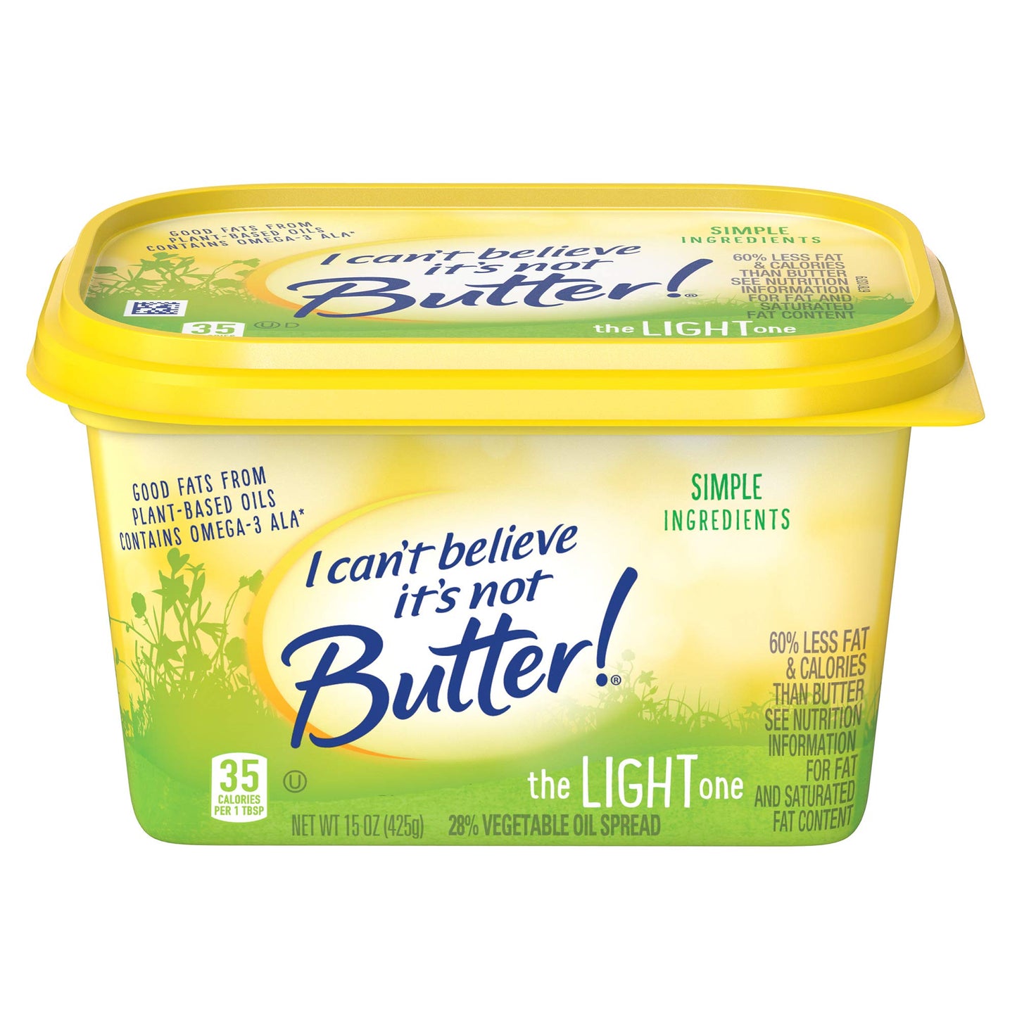 I Cant Believe Its Not Butter!, Light Buttery Spread, 15 oz