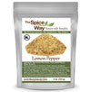 The Spice Way Lemon Pepper - 8 Oz - No Citric Acid Or Any Preservatives Or Agents. Seasoning Blend Perfect For Cooking Marinated
