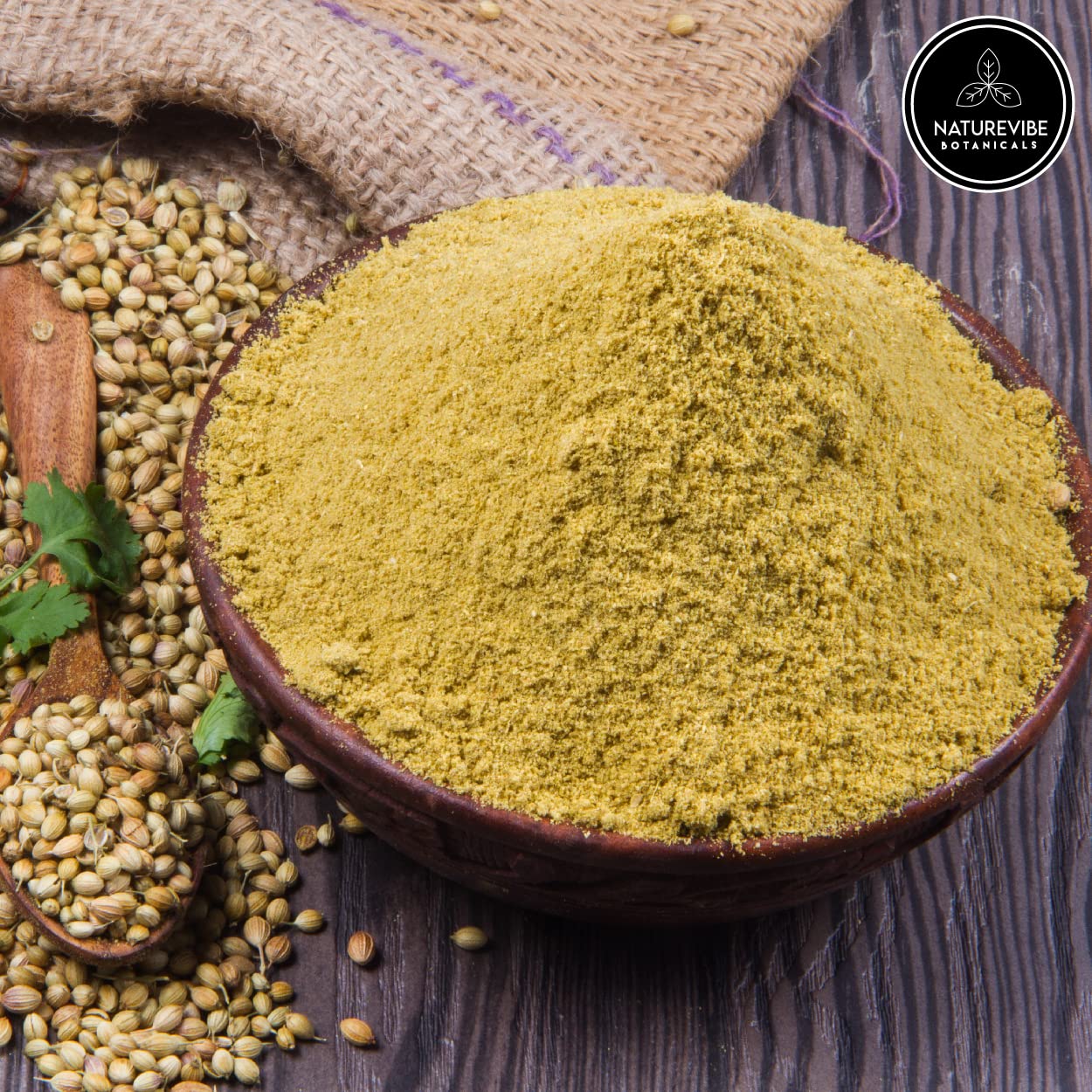 Naturevibe Botanicals Coriander Seed Powder - 5Lbs - Coriandrum Sativum | Raw, Gluten-Free & Non-Gmo | Rich Amount Of Minerals |