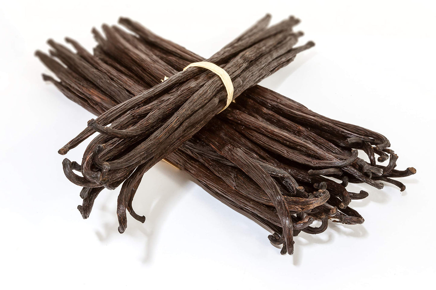 Vanilla Bean Kings Organic Madagascar Vanilla Beans - Whole Extract Grade B Pods, 25 Count, Black/Dark Brown