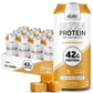 Slate Milk -Ultra Protein Shake-Salted Caramel-42g Protein 1g Sugar 180 Calories 1g Net Carbs-Lactose Free No Added Sugar-Made with Ultra Filtered Milk- Breakfast Boost Post Workout- 15 fl oz 12 Cans