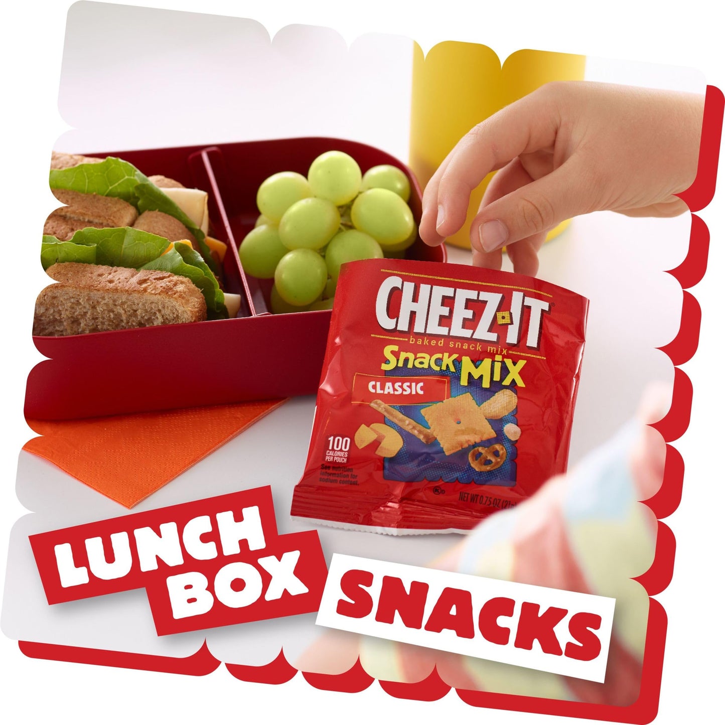 Cheez-It Snack Mix, Lunch Snacks, Office And Kids Snacks, Classic, 9Oz Box (12 Packs)