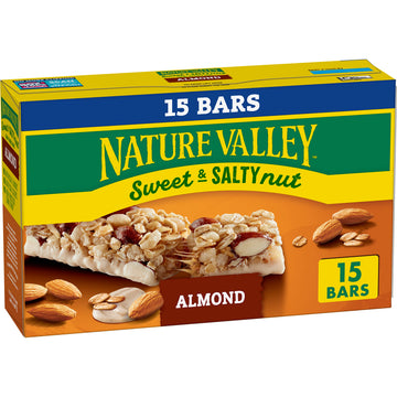 Nature Valley Granola Bars, Sweet And Salty Nut, Almond, 15 Bars, 18 Oz