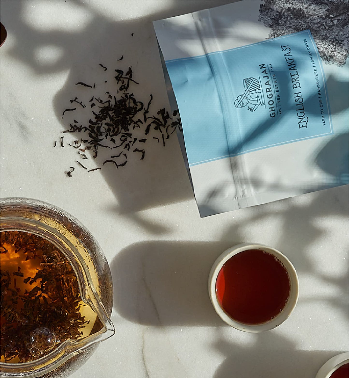 English Breakfast Loose Leaf Black Tea (200+ Servings) - Fresh Harvest - Strong Full Bodied Whole Leaf Assam Black Tea - Farm2Cu