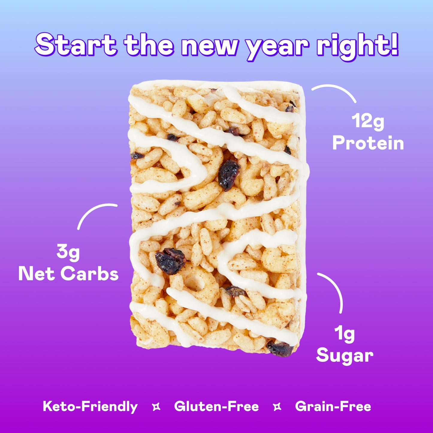 Magic Spoon   - High Protein, Low Carb, Keto Friendly, Low Sugar, Gluten Free, Crispy Protein Bar Cereal Bar, On-The-Go Healthy Snack (Blueberry Muffin, 16 Bars)