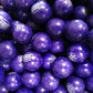 Grape Gumballs - 1.5 lbs of Deep Dark Purple Fresh Delicious Chewing Gum (Pack of 2)