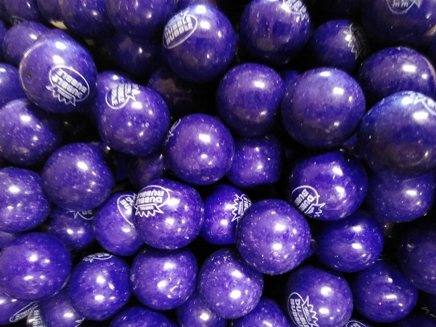 Grape Gumballs - 1.5 lbs of Deep Dark Purple Fresh Delicious Chewing Gum (Pack of 2)