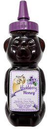 Wild Huckleberry Honey Bear 12.0 Oz