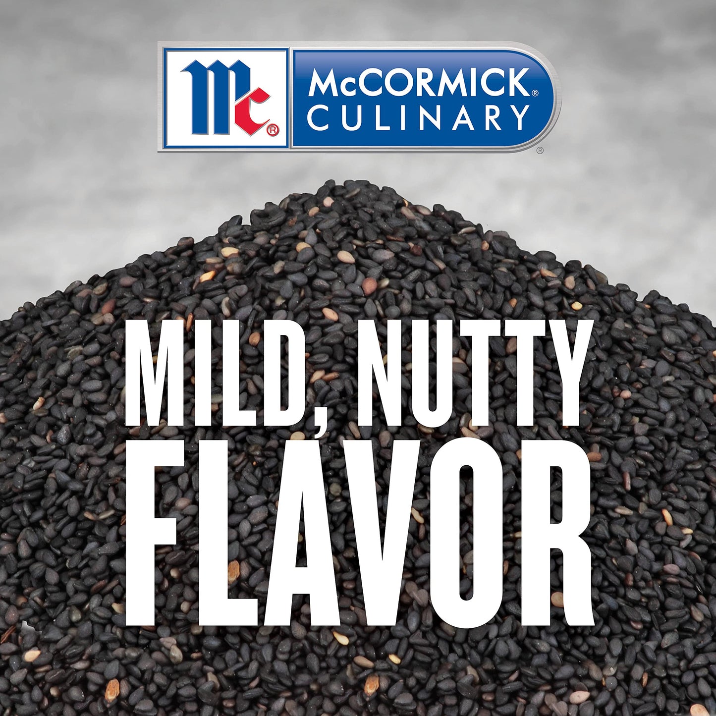 McCormick Culinary Whole Black Sesame Seeds, 18 oz - One 18 Ounce Container of Black Sesame Seeds, Perfect for Stir-Fries, Sushi